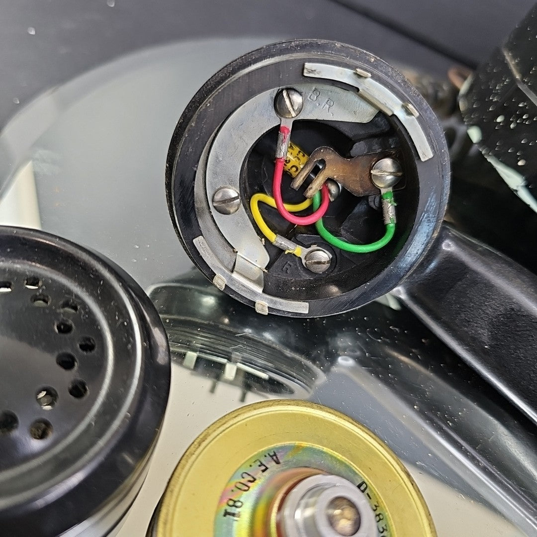 Vintage Black Automatic Electric AE50 Rotary Wall Telephone Needs Cleaning