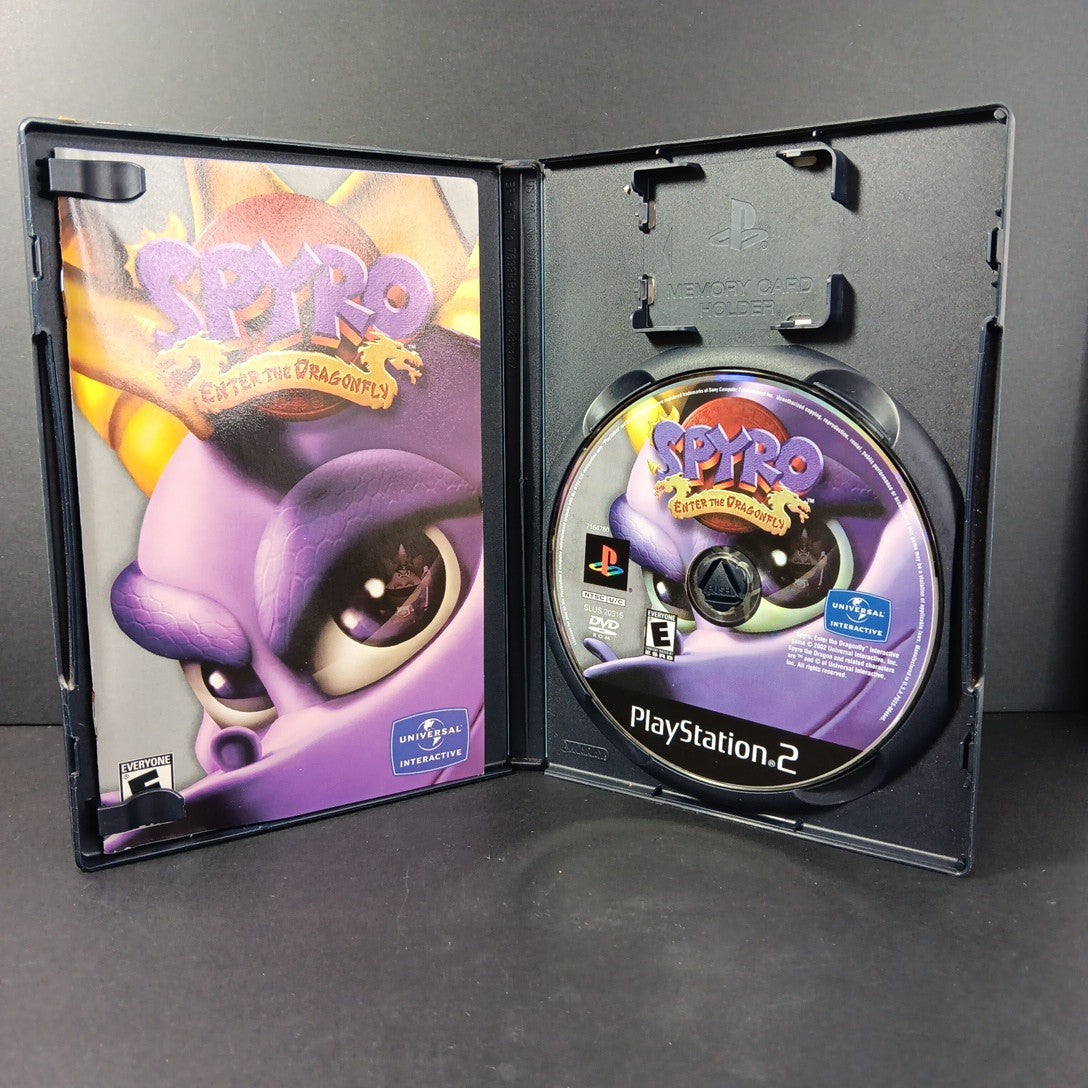 TESTED Spyro Enter the Dragonfly (PlayStation 2 2002)PS2 Case, CD, Manual USA