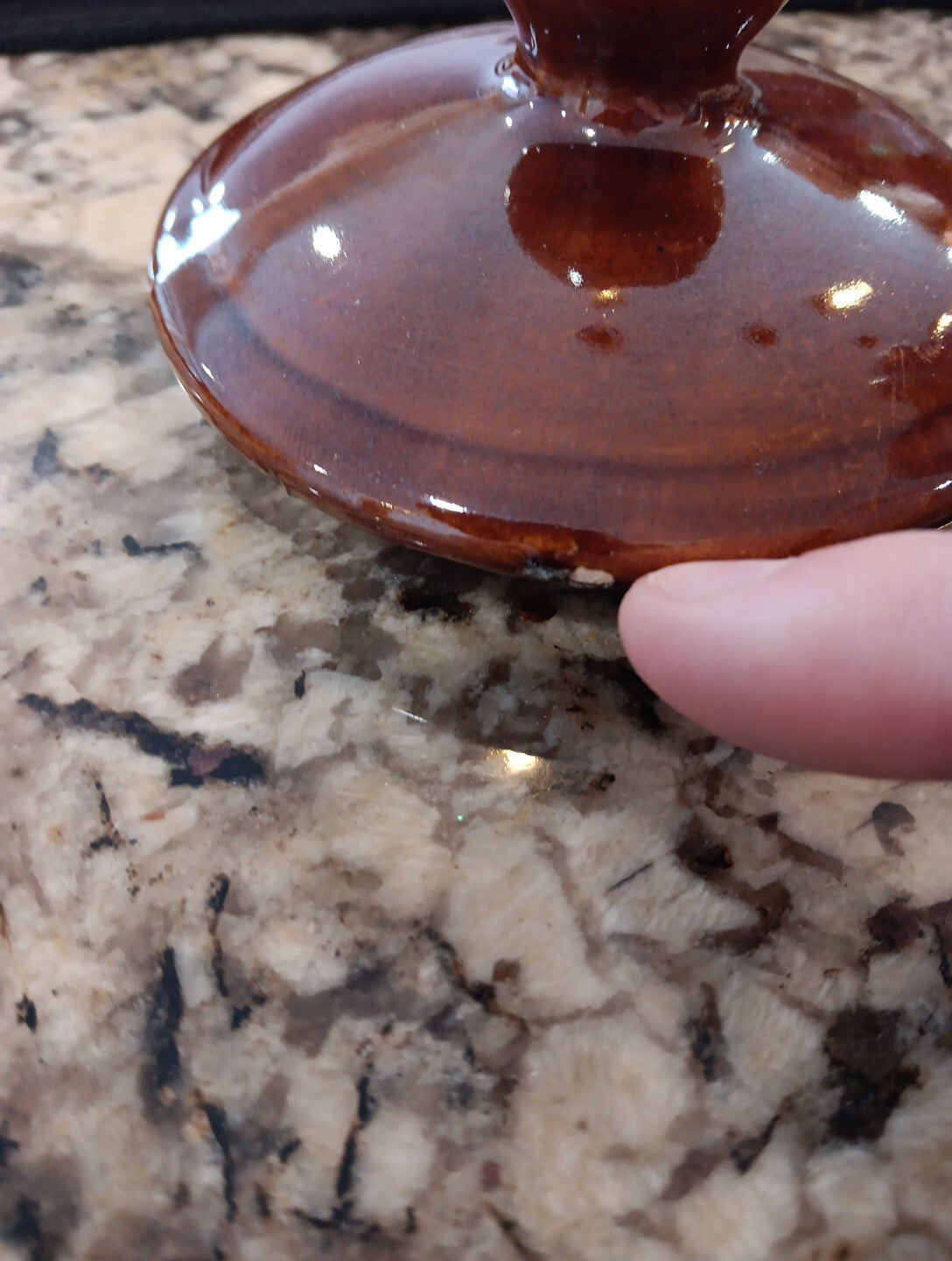 Set of 2 Vintage French Onion Soup Handled Bowls with Lids Brown Tan Good Cond X