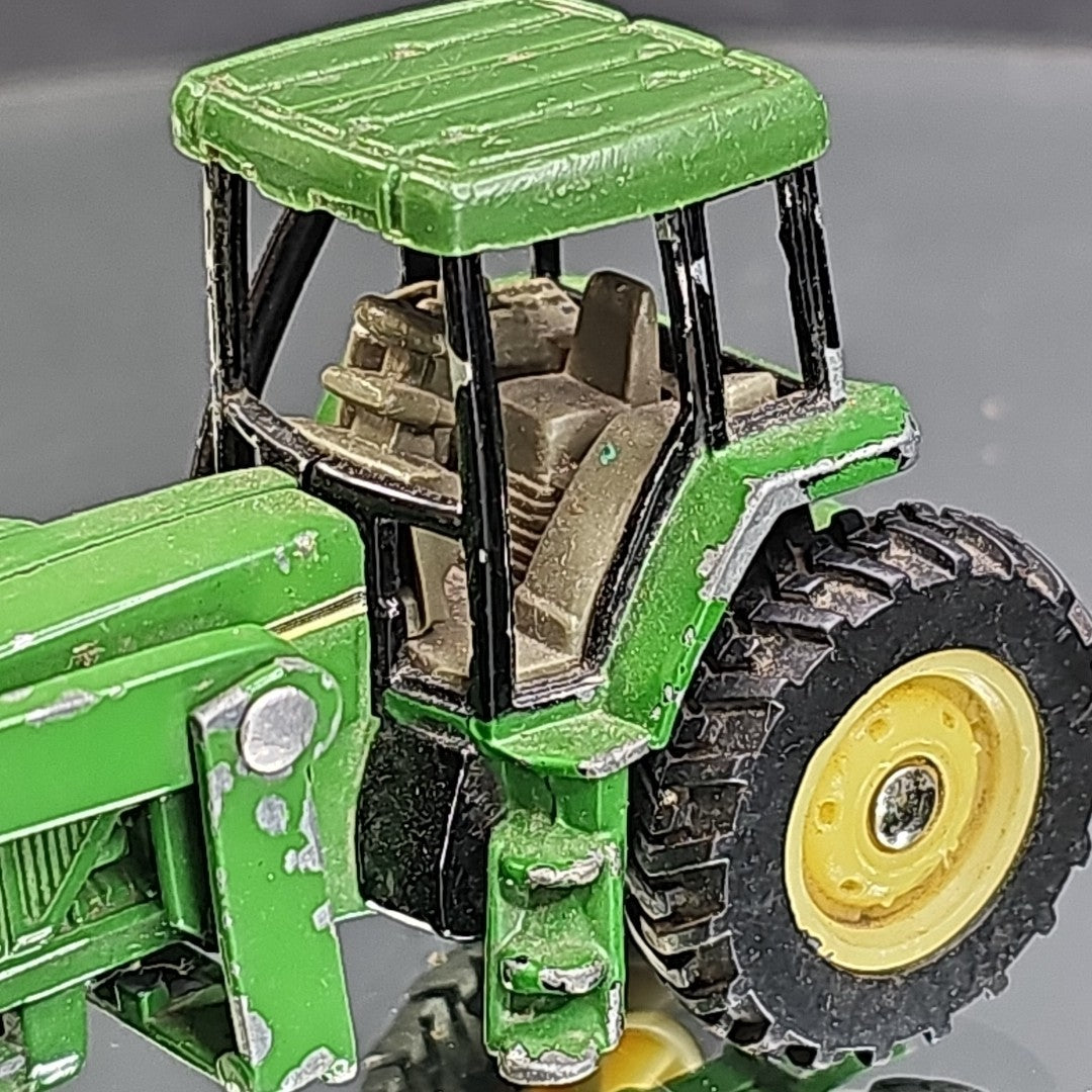 Ertl Joh Deere Diecast Tractor Pair Front End Loader Articulation 1:64 Read