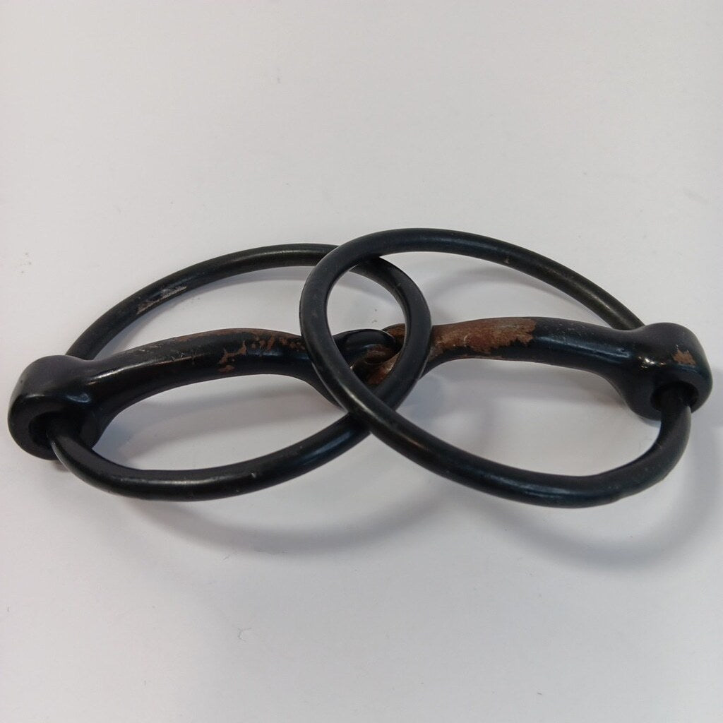 Horse Bridal Bit Single Jointed Loose Ring Snaffle Western 12” Equestrian X