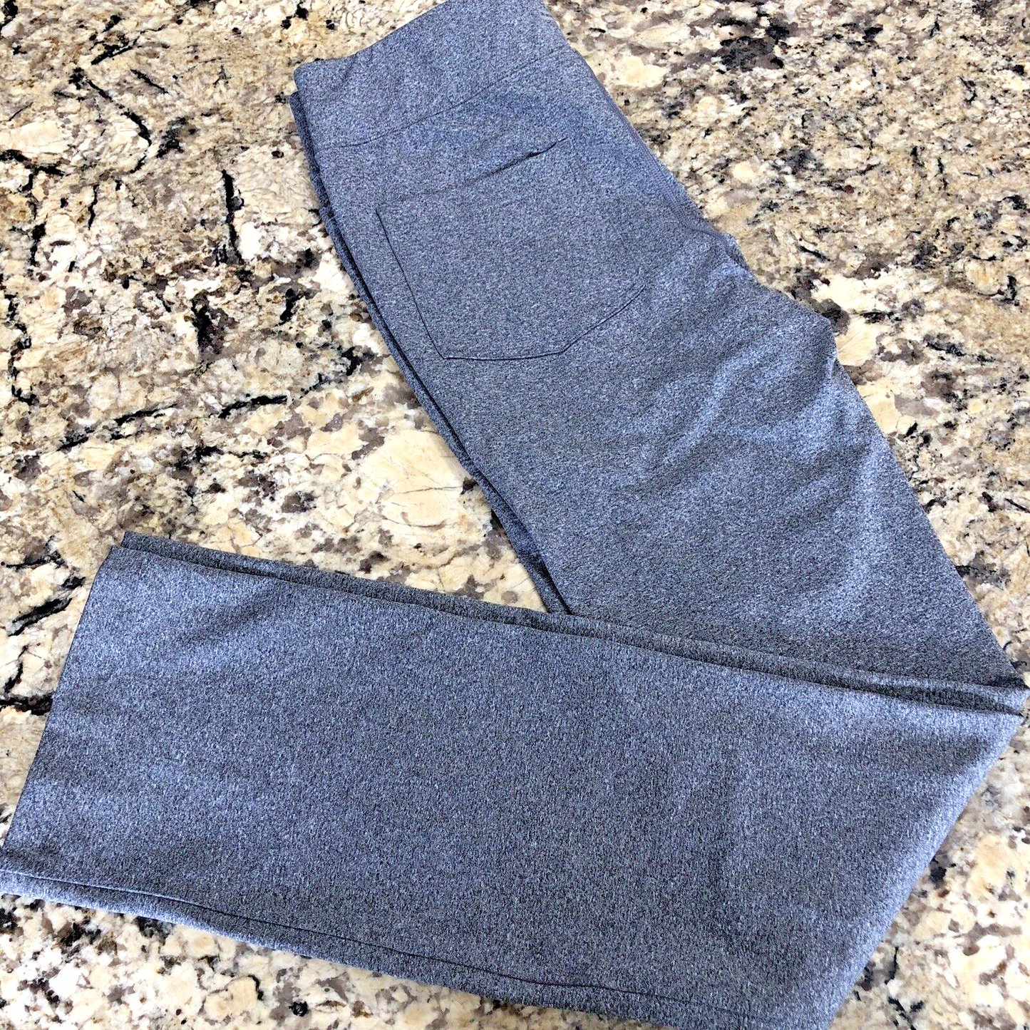 Size M Athletic Works Womens Gym Work Out Pants Dri More Slim Grey Stretchy KH