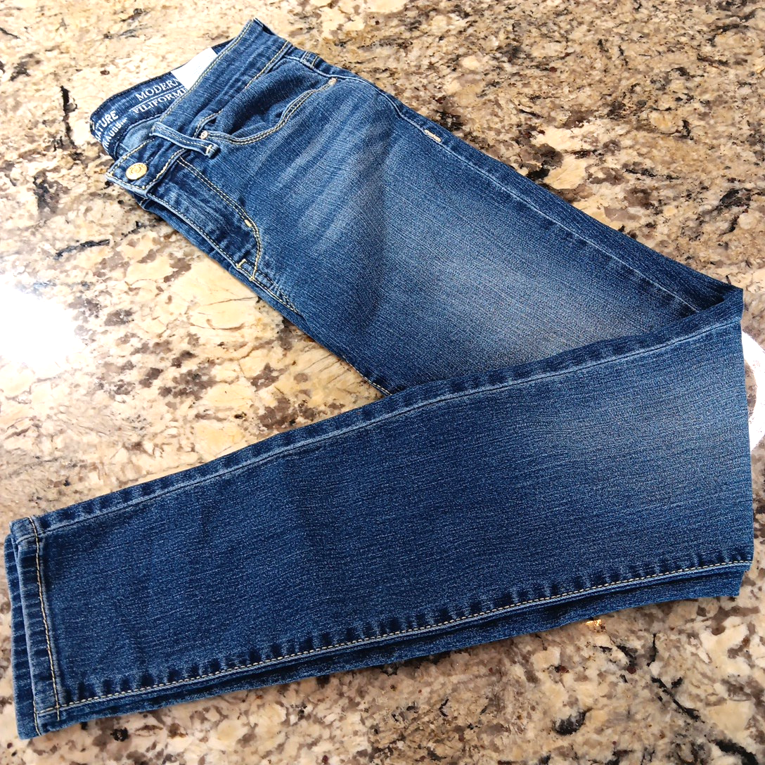 Size 27 X 28 Levi Strauss Signature Modern Skinny Womens Blue Jeans Good Cond PK