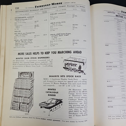 1937-53 Fairbanks-Morse Automotive Equipment and Accessories Catalogue No. 54