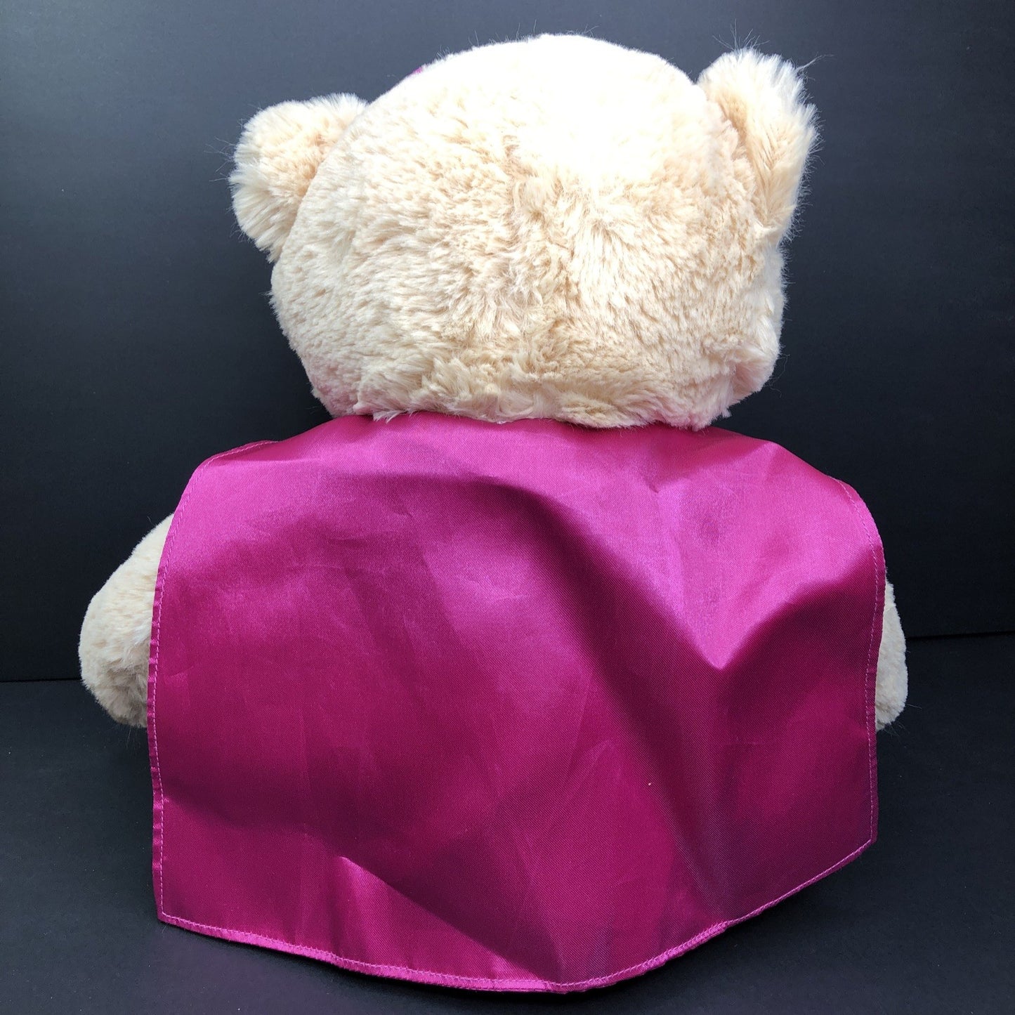 Toys”R”Us 2017 Plush Bear Animal Alley Pink Cape Bow SOFT CUDDLY CUTE CN