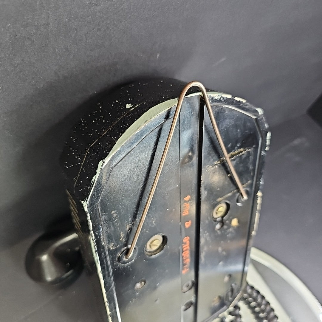 Vintage Black Automatic Electric AE50 Rotary Wall Telephone Needs Cleaning