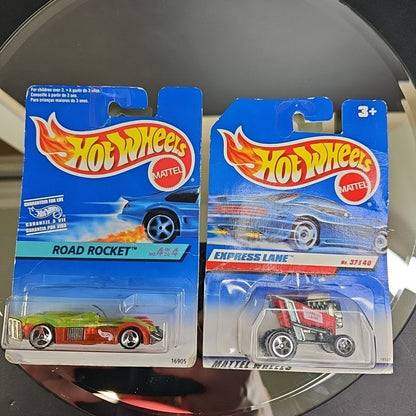Road Rocket And Express Lane Hot Wheels New Sealed Some Wear