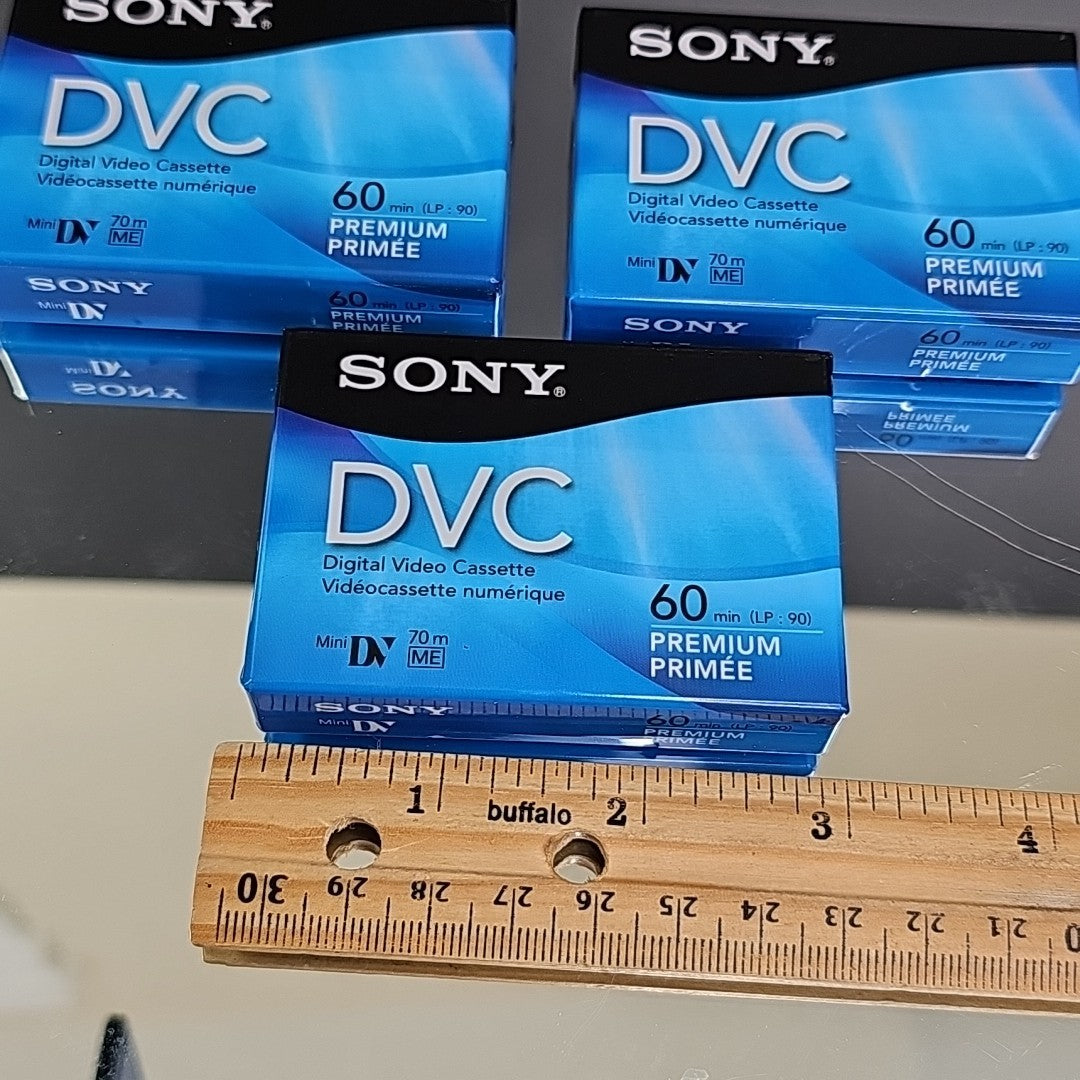 3pack Sony DVM60PRR Premium Mini Video Tape New And Sealed