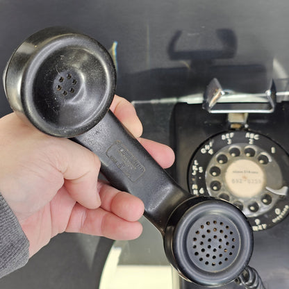 Northern Electric Rotary 1961 Wall Telephone #554 With Cord, Untested, Canada