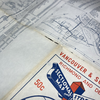 VTG Dominion Maps Dail Map Of The City Of Vancouver And Adjacent Municipalities