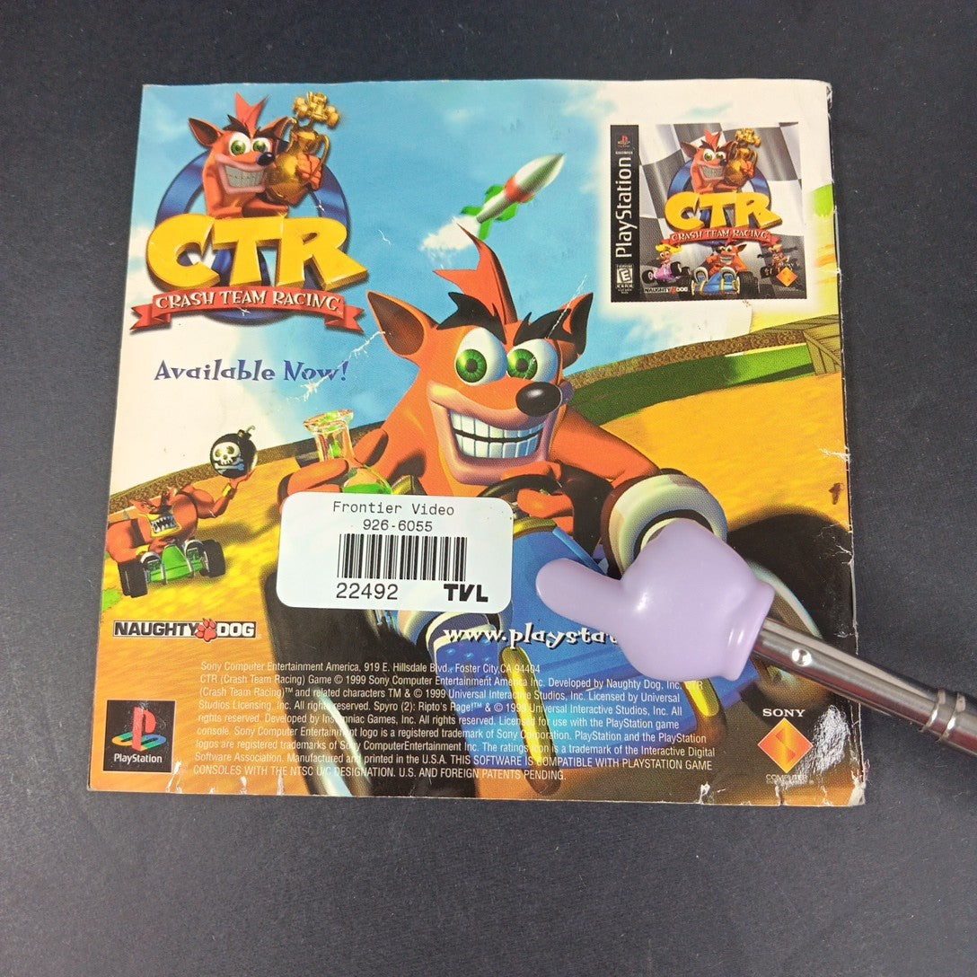 Spyro 2: Ripto's Rage (Sony PlayStation 1, 1999) PS1 W/ Manual CD Artwork