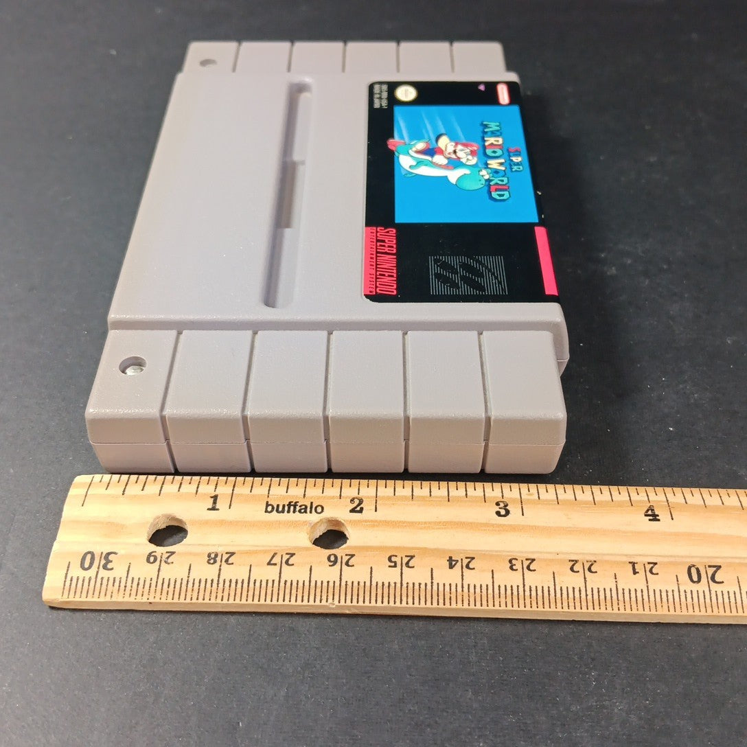 Super Mario World (Super Nintendo, 1991) Cartridge And Manual JP