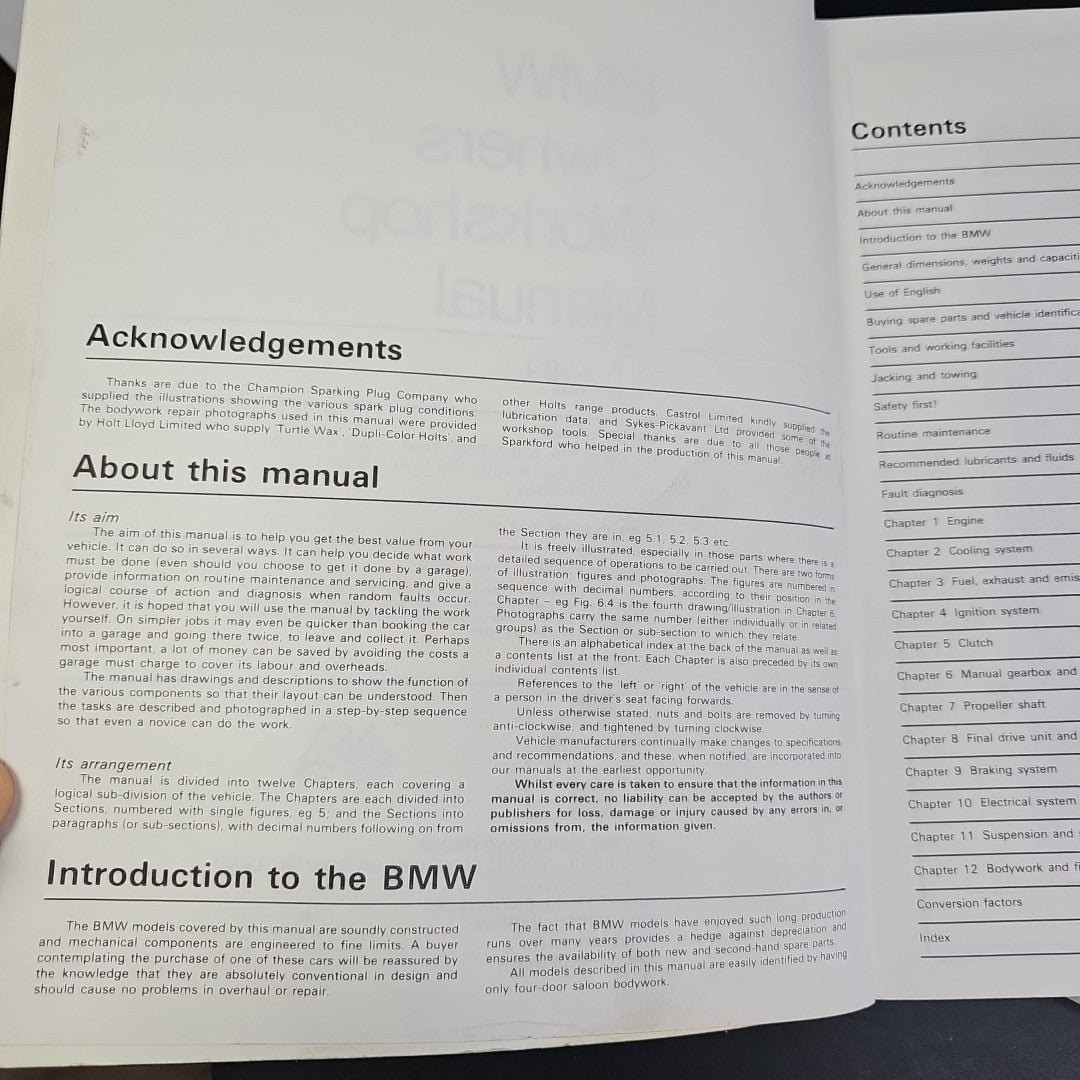 530i 528i BMW SHOP MANUAL HAYNES SERVICE REPAIR BOOK 1975-1980