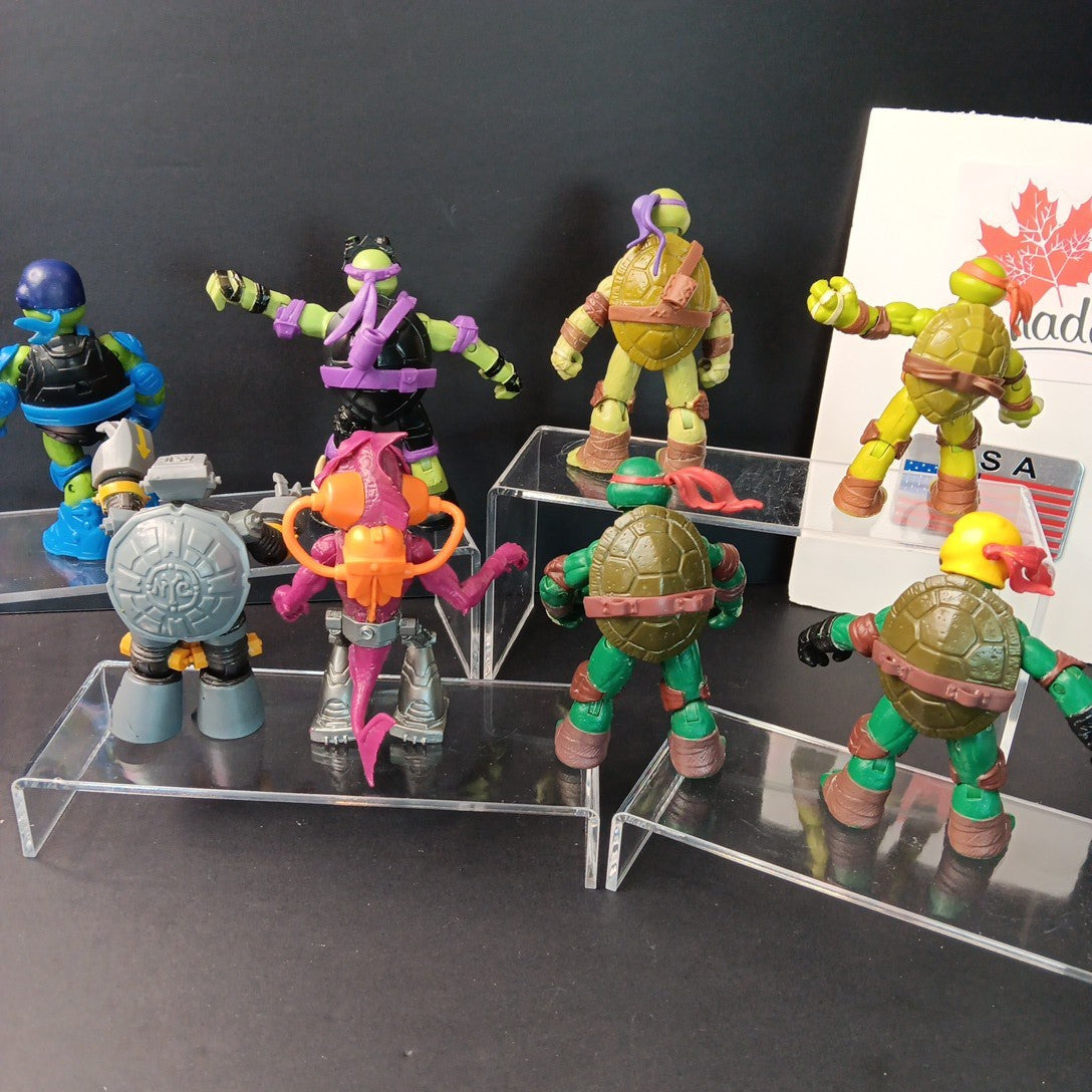 Teenage Mutant Ninja Turtles TMNT Action Figures Set Of 8 Figurines 2012-13 CN