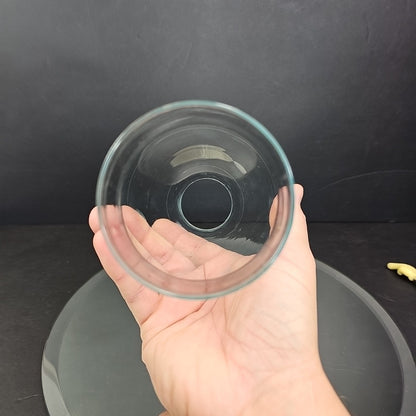2.9" X 8.75" Clear Glass Hurricane Oil Chimney For #2 3 Inch Burner Very Good
