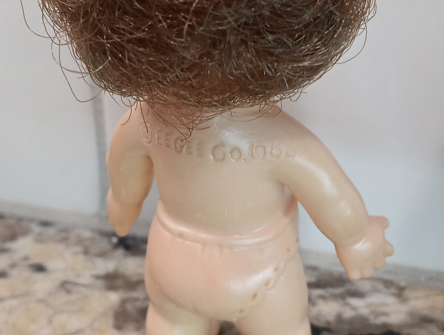 EE GEE Dolls 4” EEGEE Diapers White And Black African Adorable VTG SetOf 2 1966