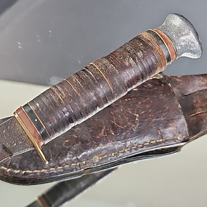 Solingen H 20 Germany Knife With Interesting Marking And Sheath Rare