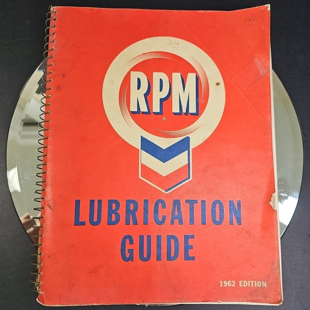 1962 RPM Car Care Lubrication Guide for Chevron, Standard Service Stations USA