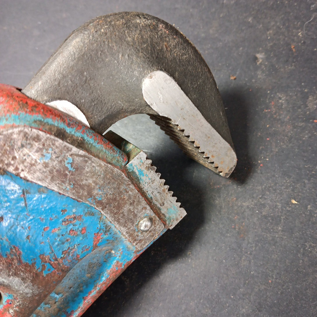 Rigid Pipe Wrench 18" In Working Condition Heavy Duty USA