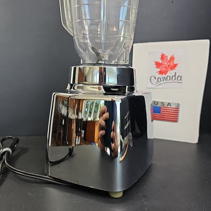 Vintage 1960s Osterizer Model 651 Pulse Matic Multi Speed Blender Chrome USA