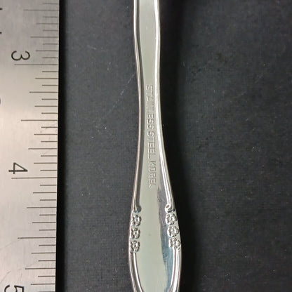 14pc Stainless Steel Korea Flatware Incomplete Set Rose Flowers Fork Knife Spoon