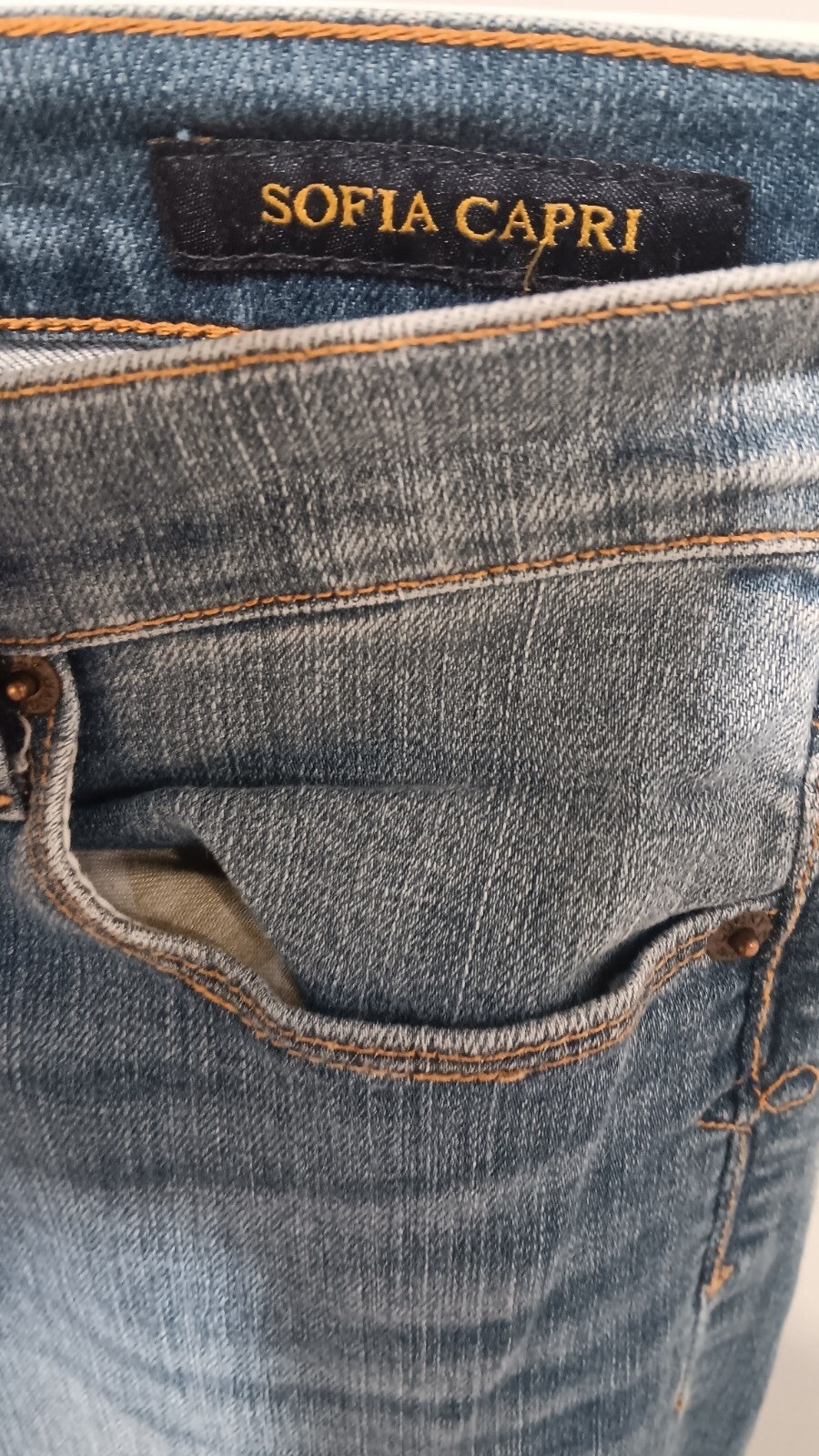 Size 6 / 28 Lucky Brand Sofi Capri Womens Jeans Stretchy CN