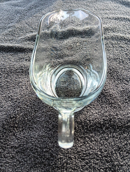 Anchor Hocking Clear Glass Gravy Boat With Handle 10 oz Made In USA #1028