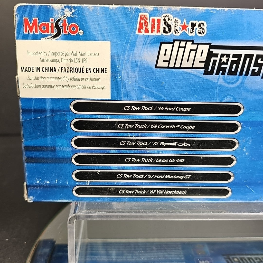 2007 MAISTO 1:64 ALLSTARS ELITE TRANSPORT CS TOW TRUCK/‘36 FORD COUPE Sealed Box