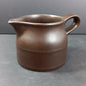KILN CRAFT Creamer Or Gravy Boat Dark Brown Made in England 6in X 3.5in