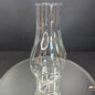 2.9" X 8.75" Clear Glass Hurricane Oil Chimney For #2 3 Inch Burner Very Good