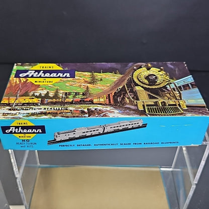 HO SCALE Hi-Cube Santa Fe ATSF 14021 Super Shock Control Freight Car W/ Box VTG