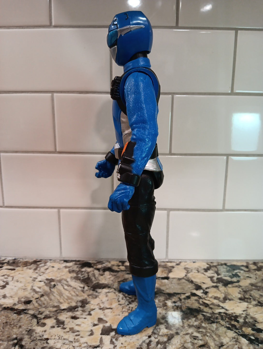 2018 Power Rangers 12" Lighting Collection Beast Morphers Blue Ranger Large