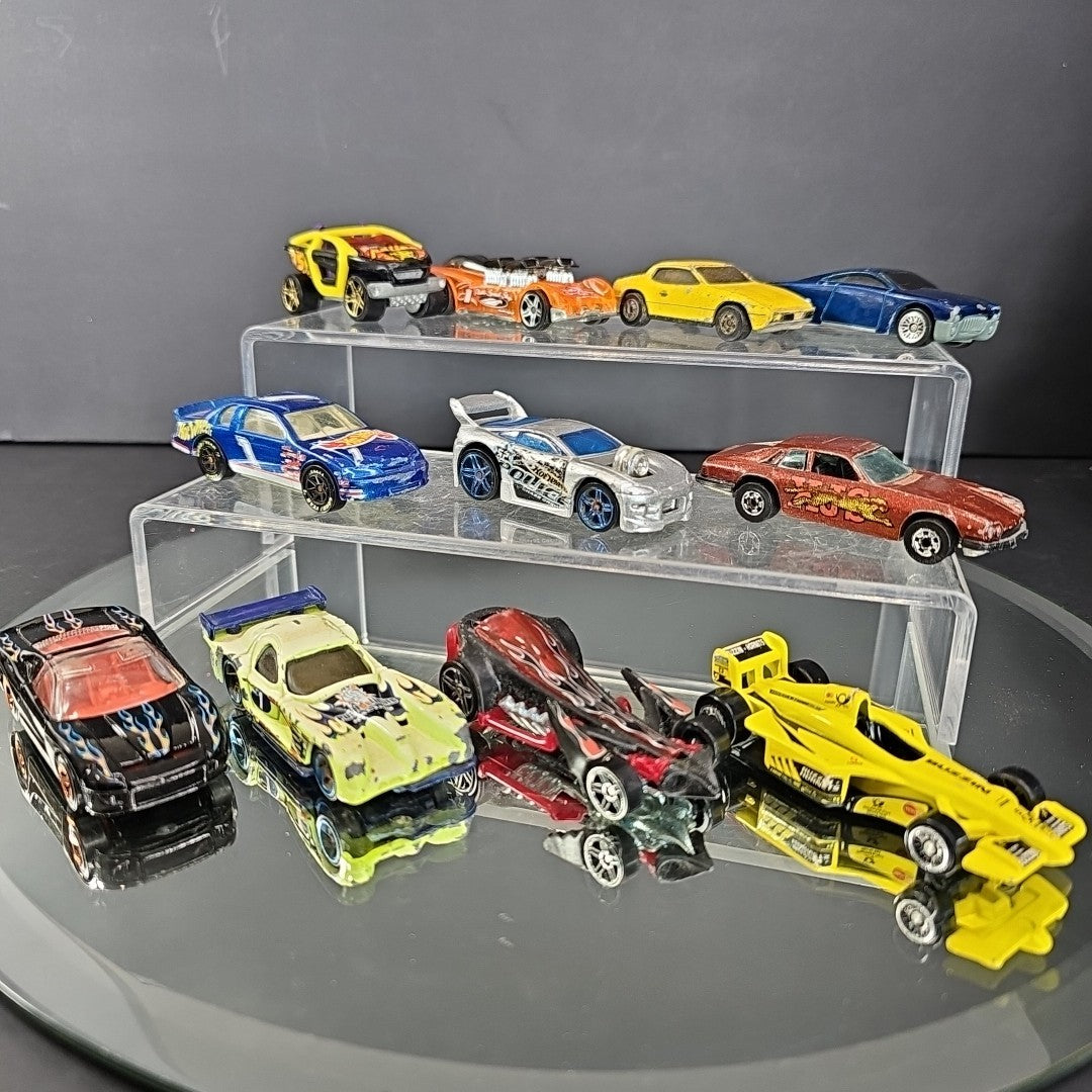11 Hot Wheels Cars As Shown