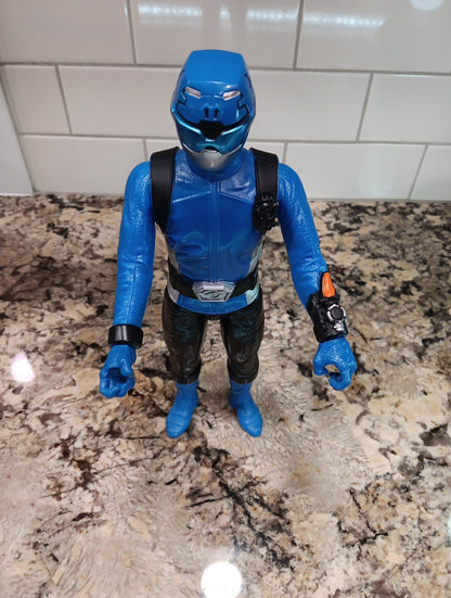 2018 Power Rangers 12" Lighting Collection Beast Morphers Blue Ranger Large
