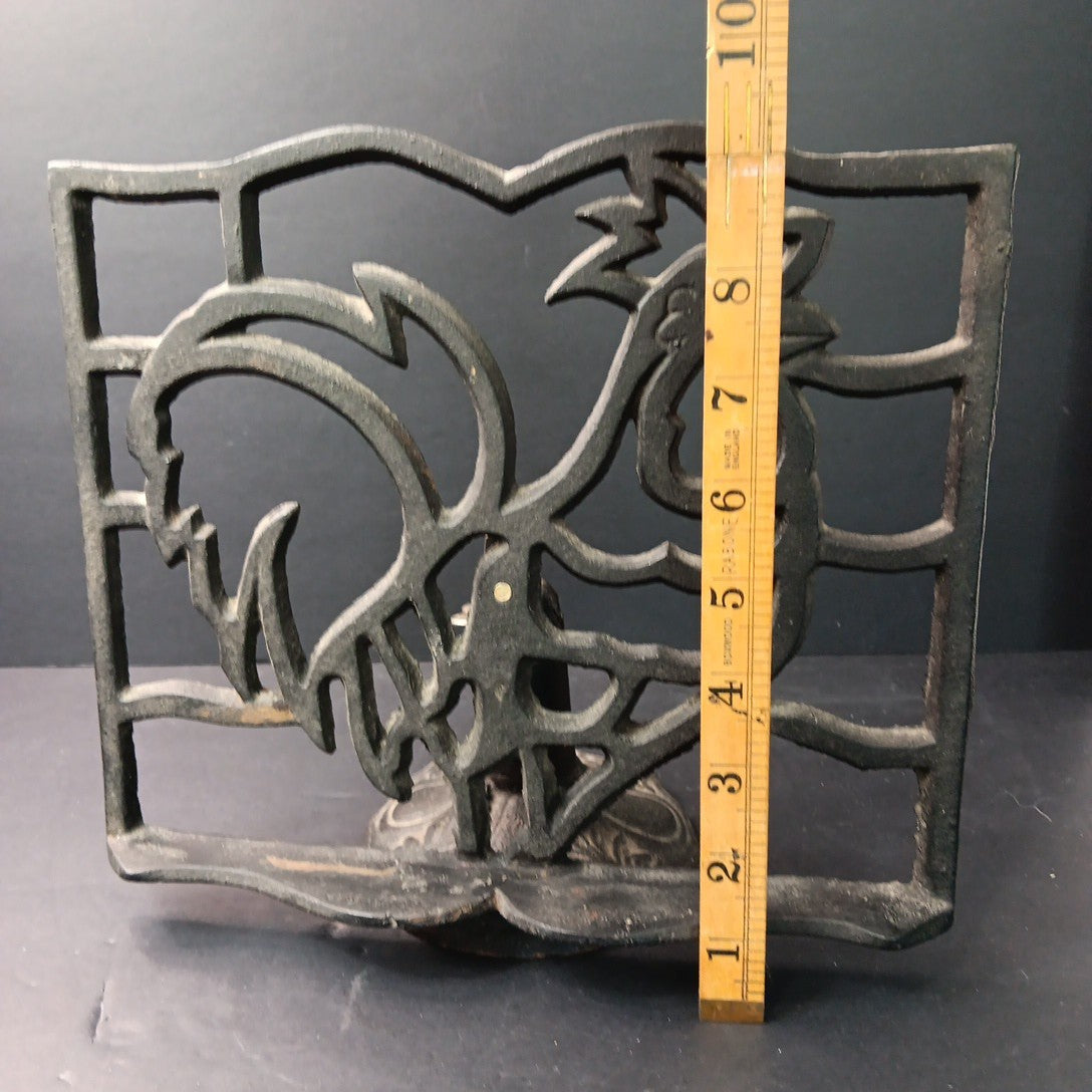 Kitchen Cast Iron Black Recipe Adjustable Cooking Book Holder Stand Heavy