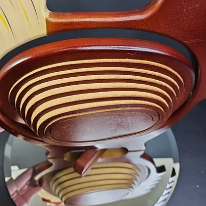 HAWAIIAN MAGIC BASKET  WOODEN ROOSTER  (BREAD BASKET) FARMHOUSE CHIC