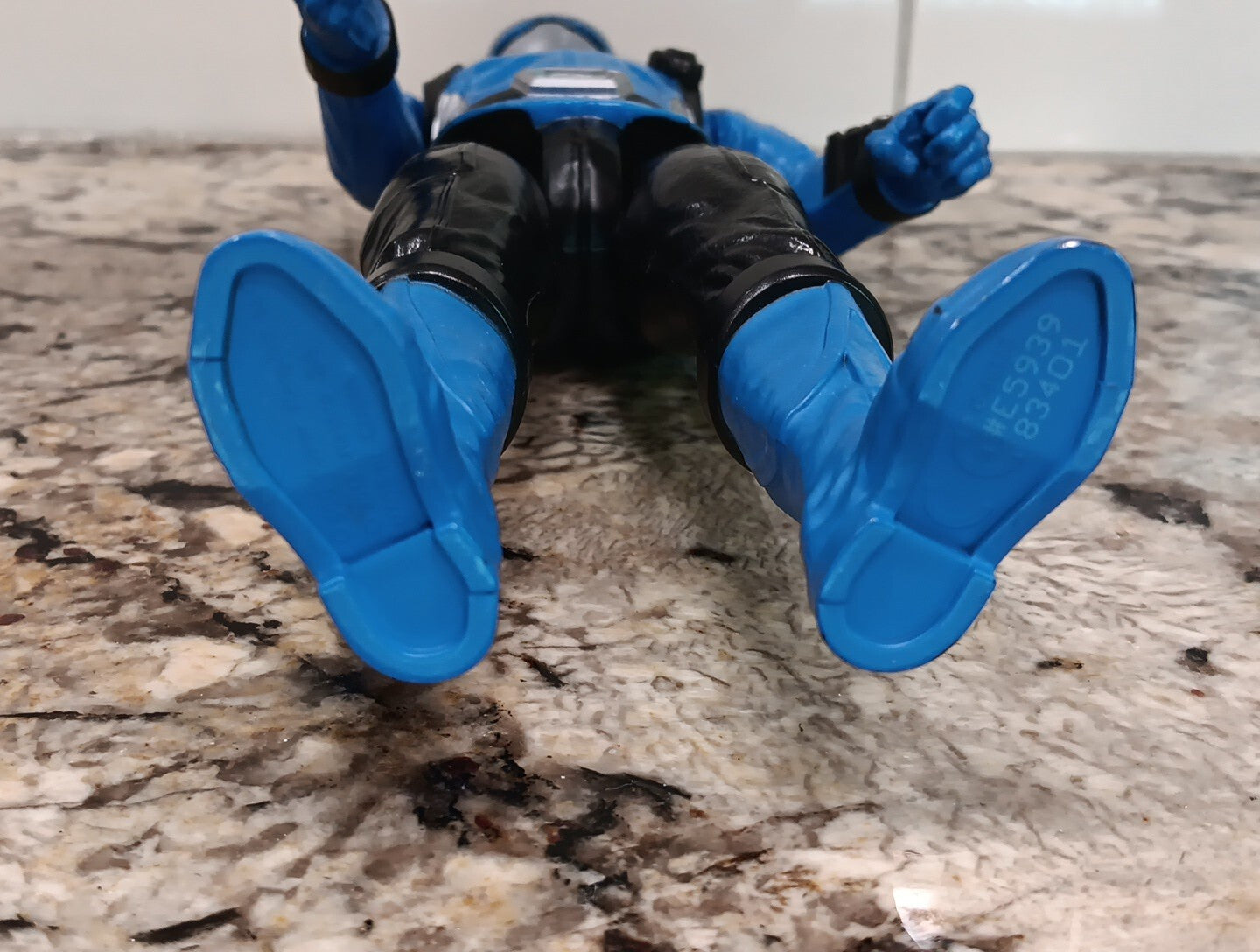 2018 Power Rangers 12" Lighting Collection Beast Morphers Blue Ranger Large