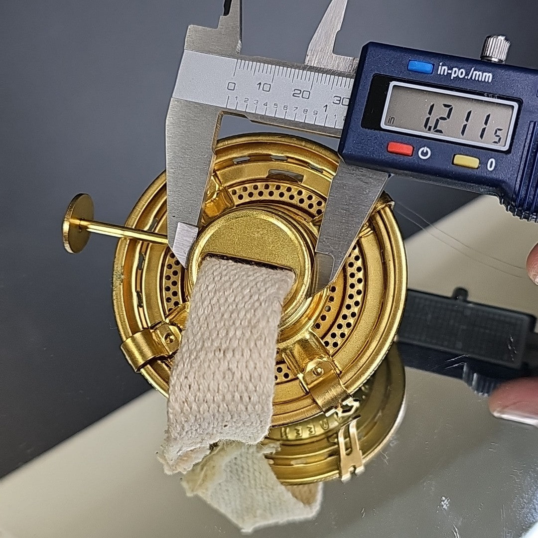 Queen Anne No. 2 Oil Lamp Replacement Burner Part With Wick