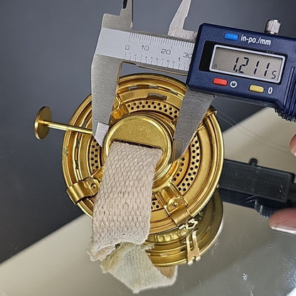 Queen Anne No. 2 Oil Lamp Replacement Burner Part With Wick