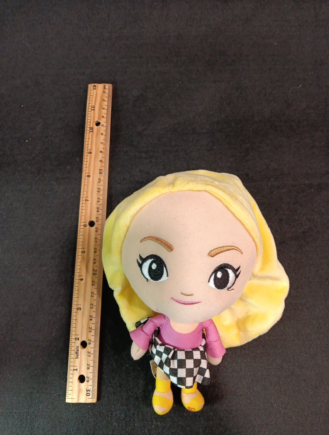 7'' Barbie Doll in Miniskirt Plush Licensed Authentic Cute big head