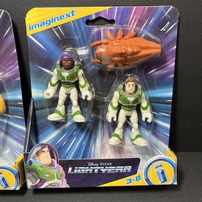 Disney Pixar Lightyear Action Figures Set of 2 Fisher-Price Mattel Imaginext CN