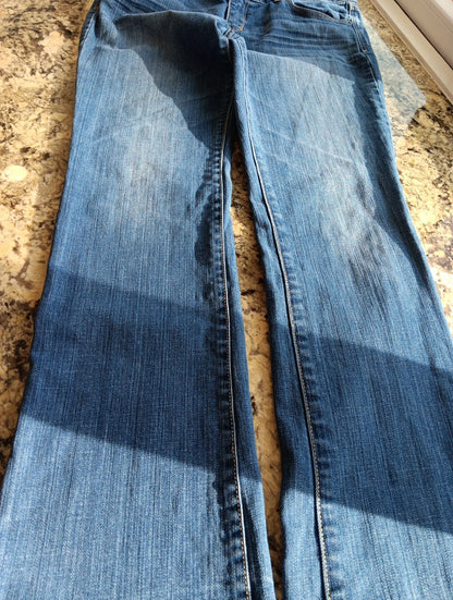 Abercrombie & Fitch Women's Jeans 10R 30W 33L Bootcut Blue Soft CN