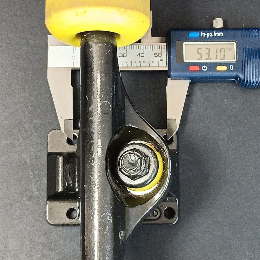 MORFBOARD Morf Board Replacement Skate Trucks 53mm - Set of 2 - Yellow