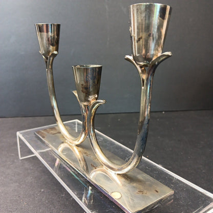 Candelabra Silver Plated Natural Patina Candlestick Holder Wm.A ROGERS Canada