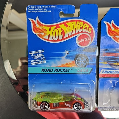 Road Rocket And Express Lane Hot Wheels New Sealed Some Wear