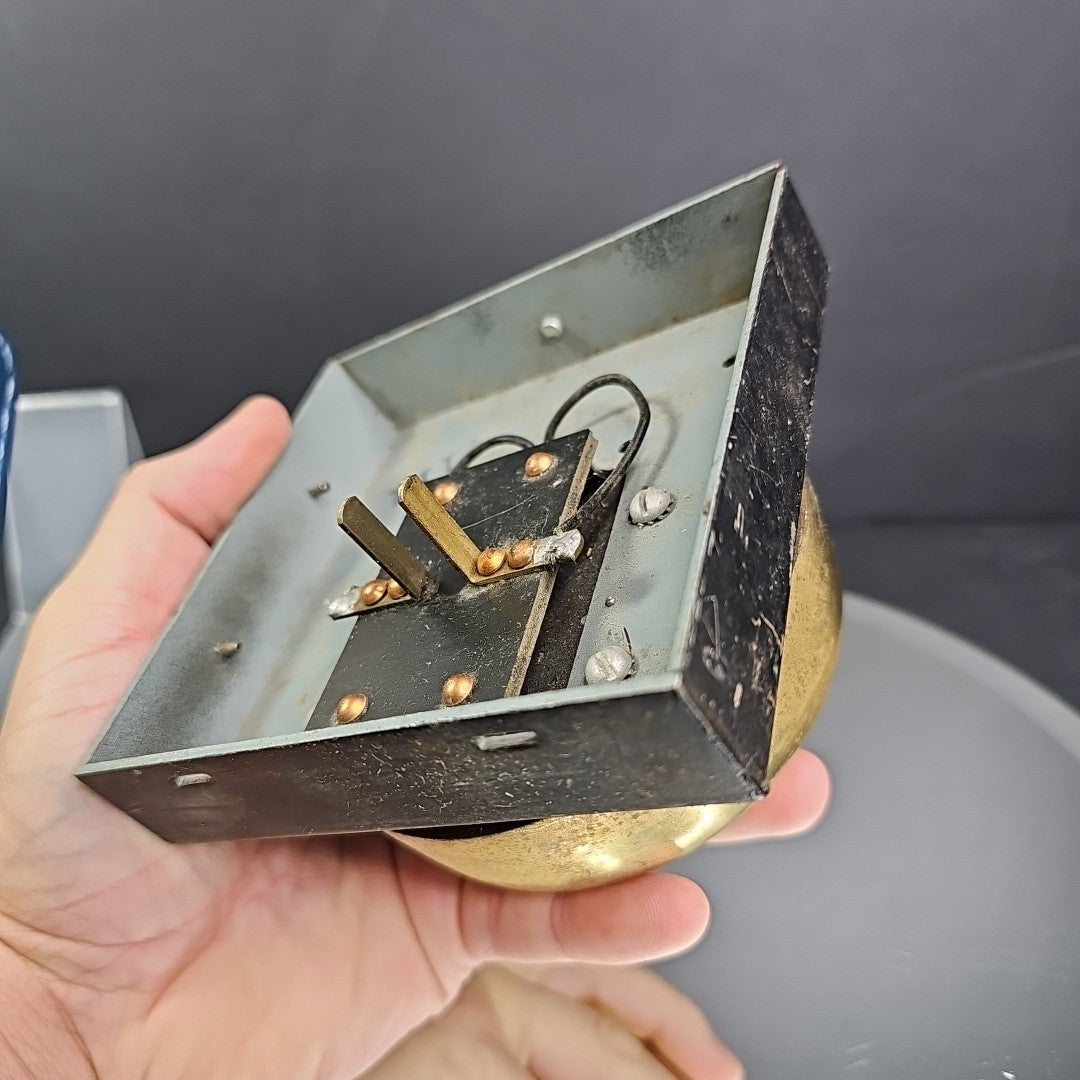 Unelco 283-J Telephone Bell Ringer Brass Bell 4V DC 1.6 Amp Vintage CANADA