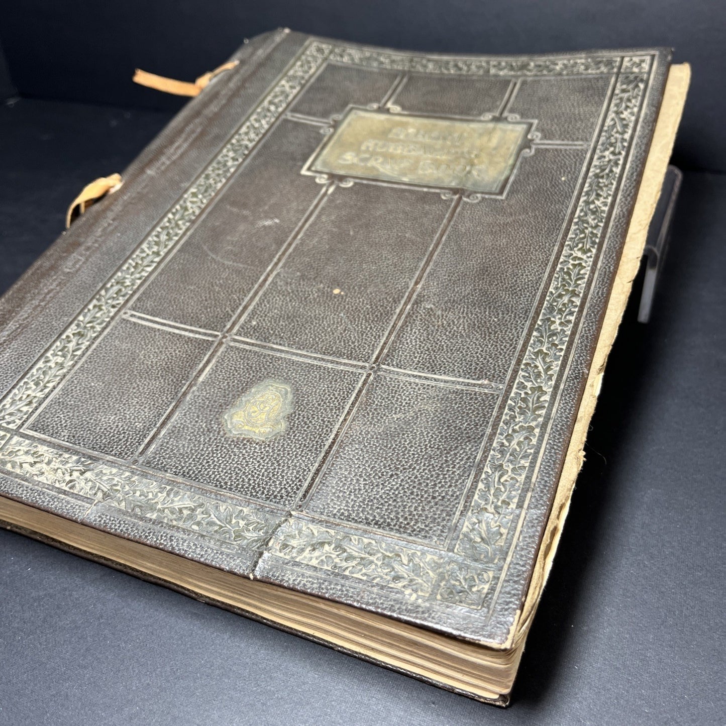 Vintage Elbert Hubbard’s Scrap Book 1923 Roycrofters Leather Bound * READ USA