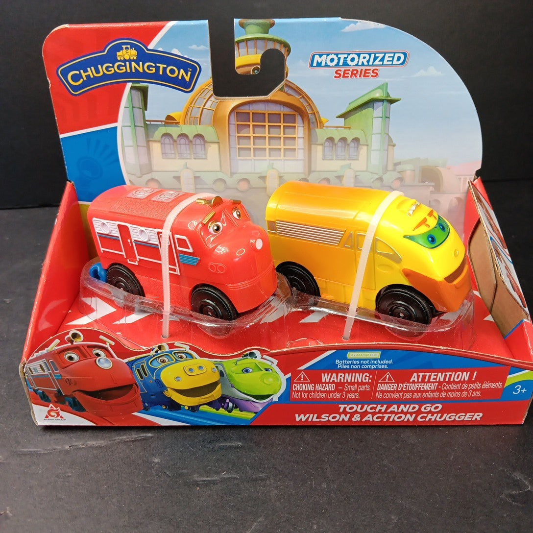 Chuggington Motorized Series WILSON & ACTION CHUGGER Touch And Go Sealed NIB