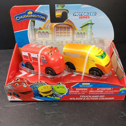 Chuggington Motorized Series WILSON & ACTION CHUGGER Touch And Go Sealed NIB