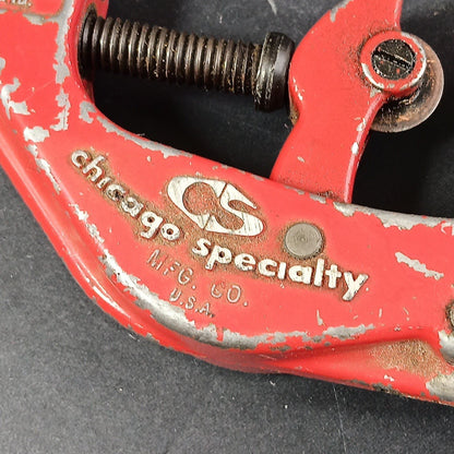 Chicago Specialty Mfg 3719 Tubing Pipe Cutter 3/8 in to 1 5/8 in Vintage USA
